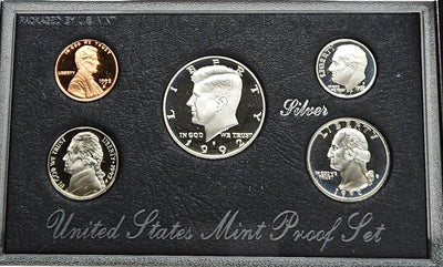 1992-S Premier Silver Proof Set Gem Brilliant Proof