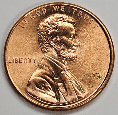 1993-D Lincoln Cent Brilliant Uncirculated