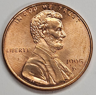 1995-D Lincoln Cent Brilliant Uncirculated