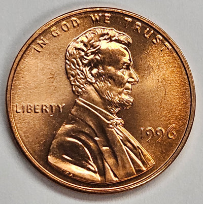 1996 Lincoln Cent Brilliant Uncirculated