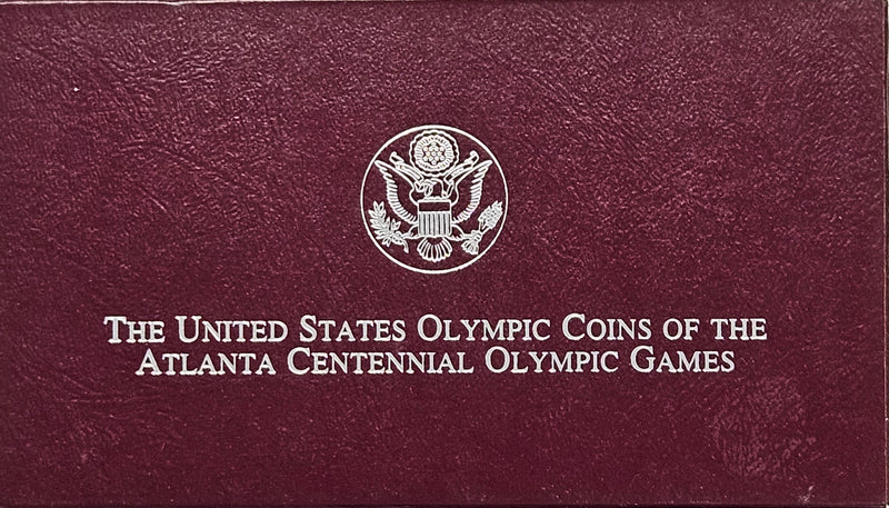 1996-P Olympic Rowing Silver Dollar . . . . Gem Brilliant Proof in original U.S. Mint Box