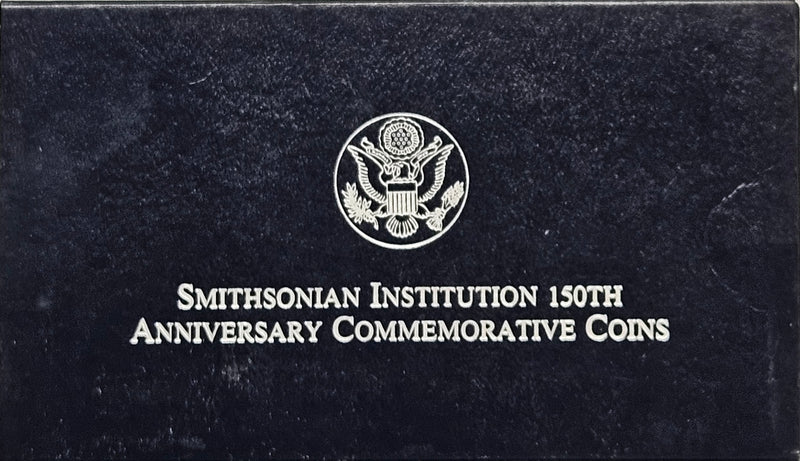 1996-P Smithsonian 150th Anniversary Silver Dollar . . . . Gem Brilliant Proof in original U.S. Mint Box