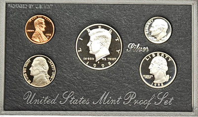 1998-S Premier Silver Proof Set Gem Brilliant Proof