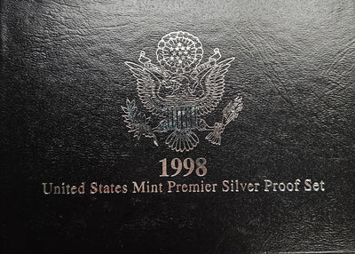 1998-S Premier Silver Proof Set . . . . Gem Brilliant Proof