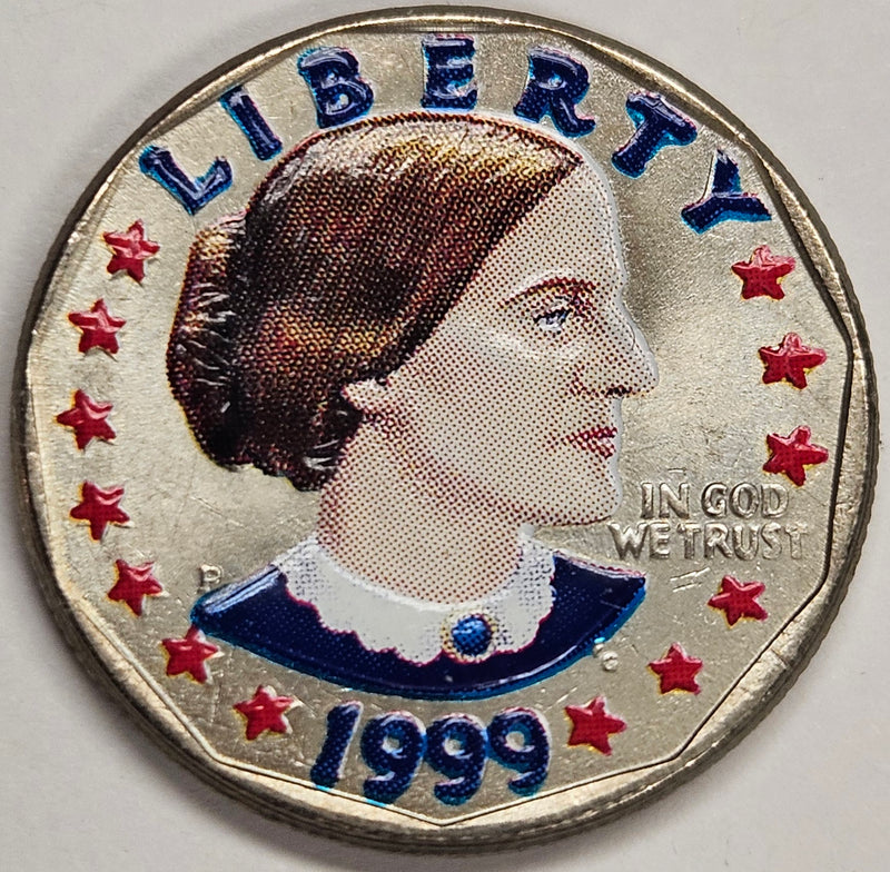 1999 Susan B. Anthony Dollar . . . . BU painted