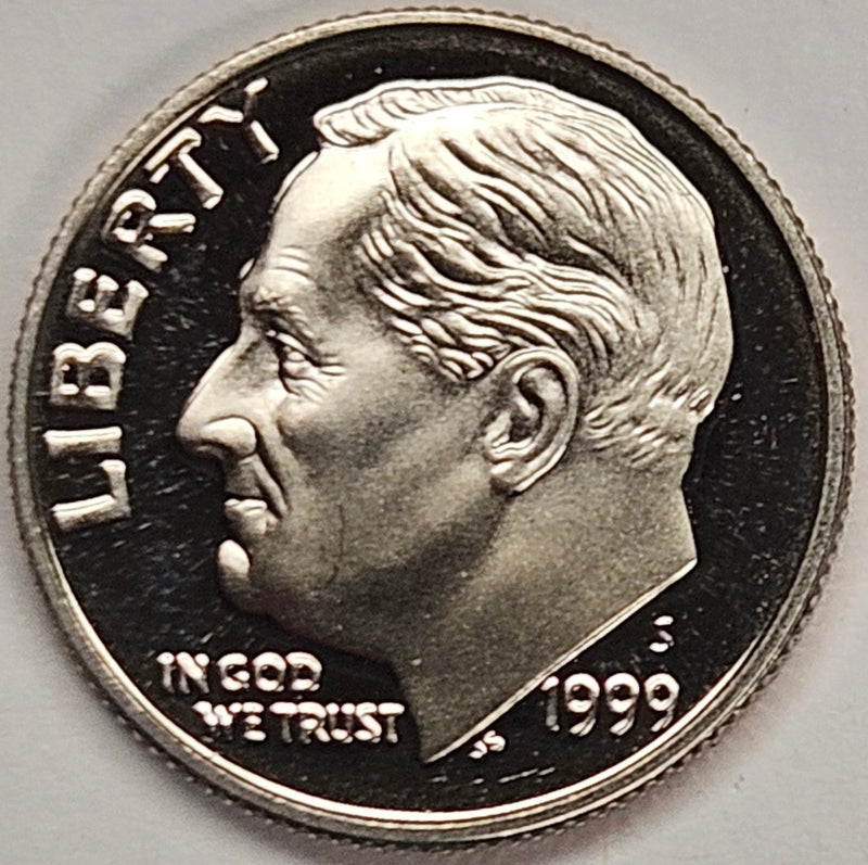 1999-S Roosevelt Dime . . . . Gem Brilliant Proof