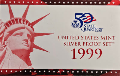 1999-S Silver Proof Set . . . . Gem Brilliant Proof