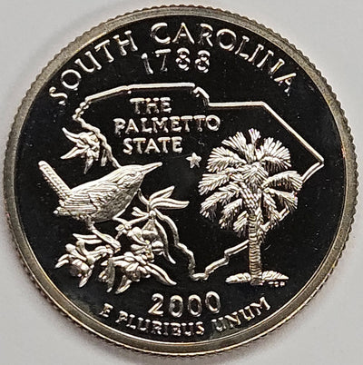 2000-S South Carolina State Quarter Superb Brilliant Proof