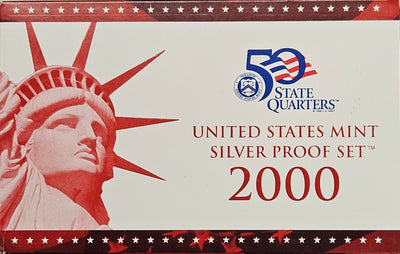 2000-S Silver Proof Set . . . . Gem Brilliant Proof