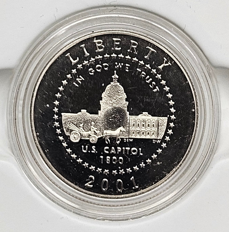 2001-P U.S. Capitol Visitors Center Half . . . . Gem Brilliant Proof in original U.S. Mint Box