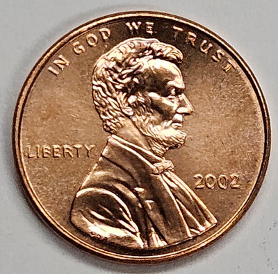 2002 Lincoln Cent Brilliant Uncirculated