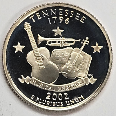 2002-S Tennessee State Quarter Superb Brilliant Proof