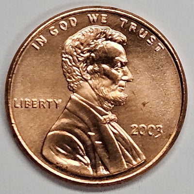 2003 Lincoln Cent Brilliant Uncirculated