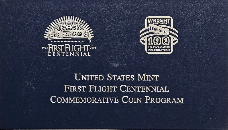 2003-P First Flight Centennial Silver Dollar . . . . Gem Brilliant Proof in original U.S. Mint Box