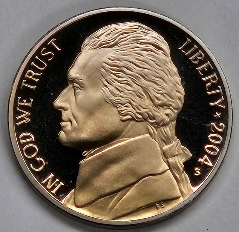 2004-S Keelboat Jefferson Nickel . . . . Gem Brilliant Proof