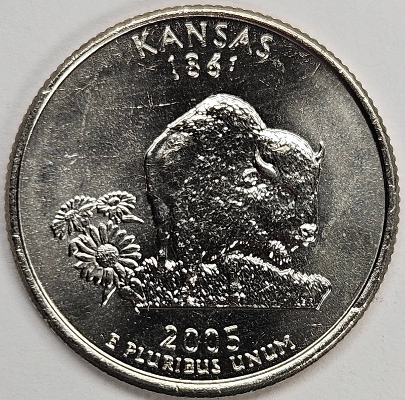 2005-D Kansas State Quarter . . . . Choice BU