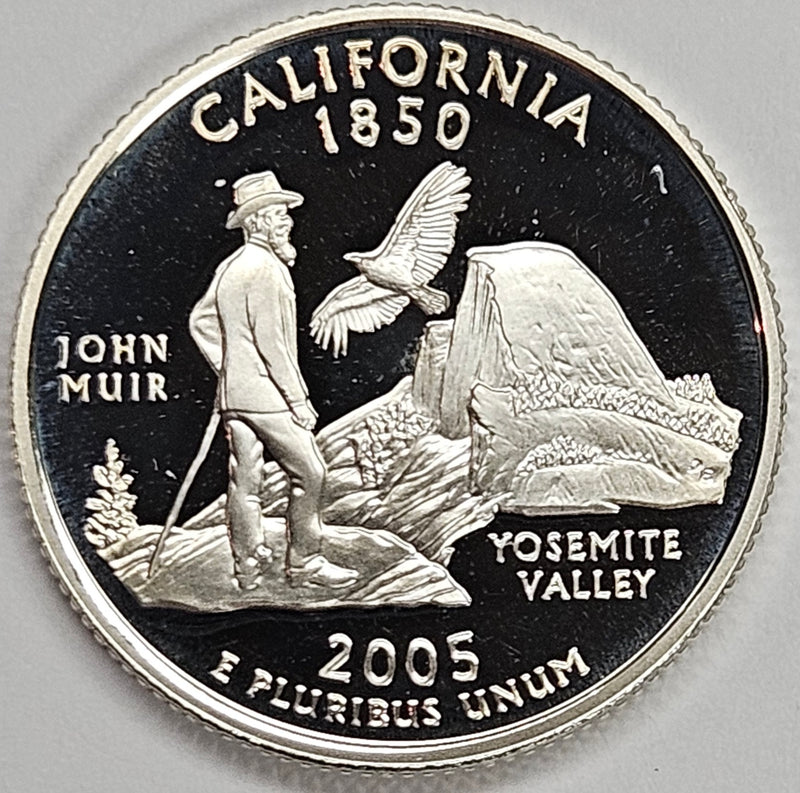 2005-S California State Quarter Superb Brilliant Proof Silver