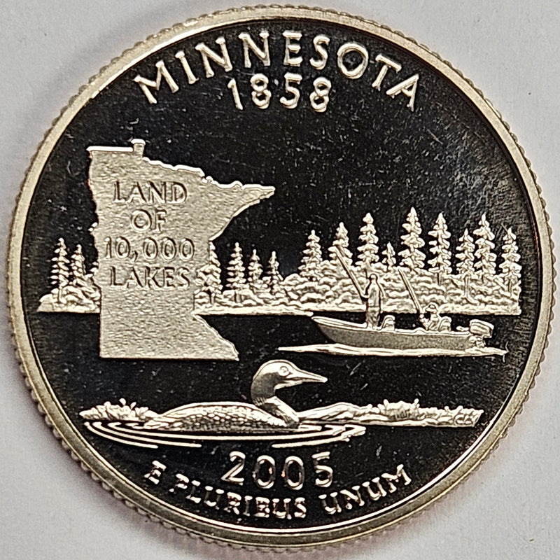 2005-S Minnesota State Quarter Superb Brilliant Proof