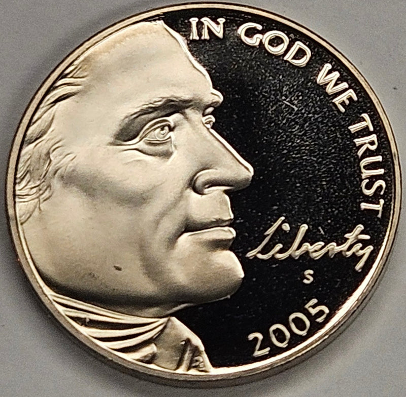 2005-S Ocean in View Jefferson Nickel . . . . Gem Brilliant Proof