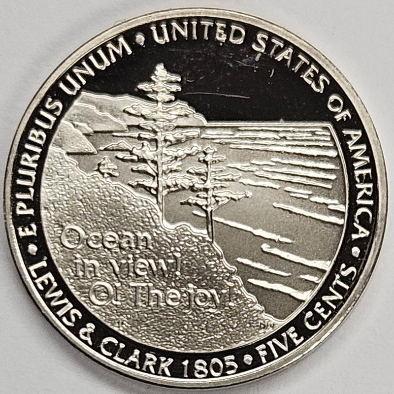 2005-S Ocean in View Jefferson Nickel . . . . Gem Brilliant Proof