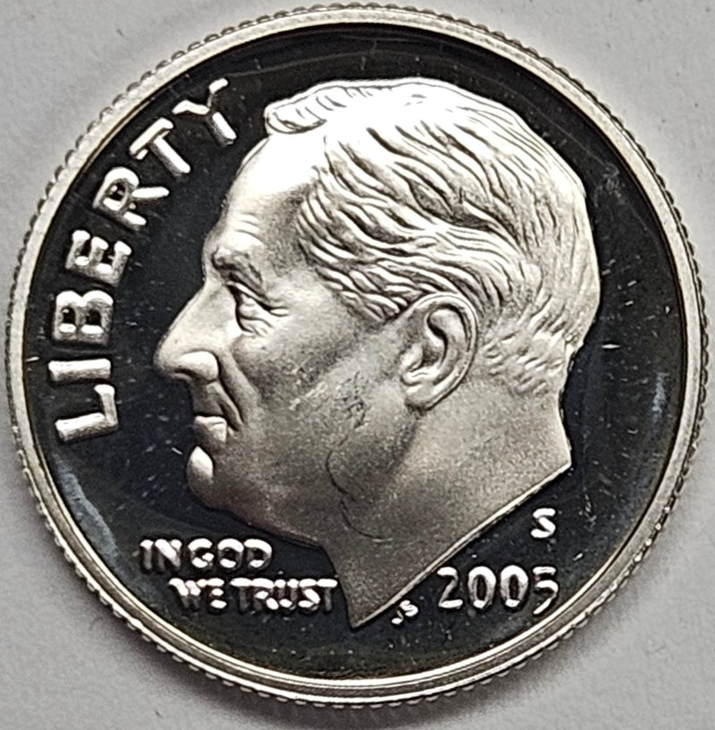 2005-S Roosevelt Dime . . . . Gem Brilliant Proof Silver