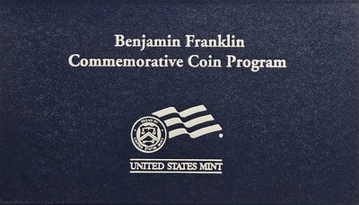 2006-P Benjamin Franklin Scientist Silver Dollar . . . . Gem Brilliant Proof in original U.S. Mint Box