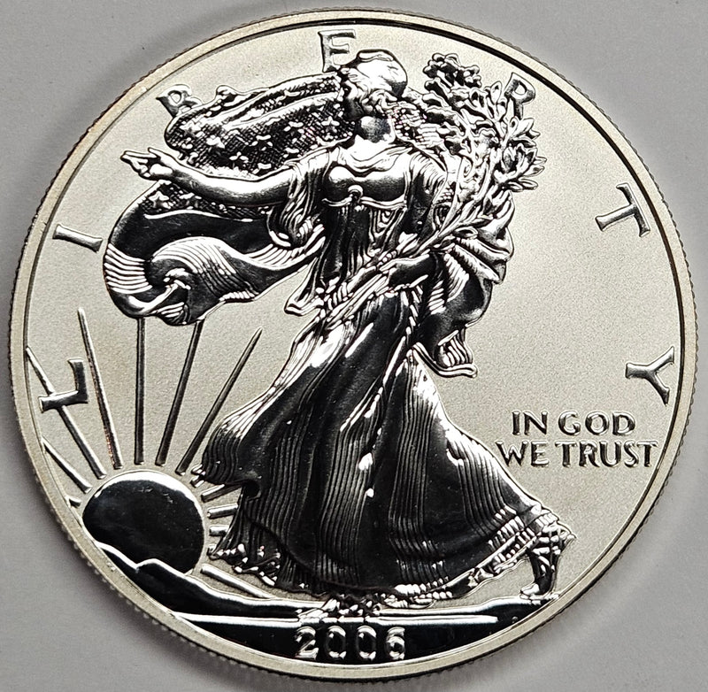 2006-P Silver Eagle . . . . Superb Reverse Proof