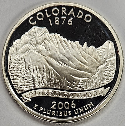 2006-S Colorado State Quarter Superb Brilliant Proof Silver