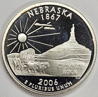 2006-S Nebraska State Quarter Superb Brilliant Proof Silver