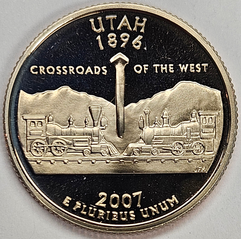 2007-S Utah State Quarter Superb Brilliant Proof