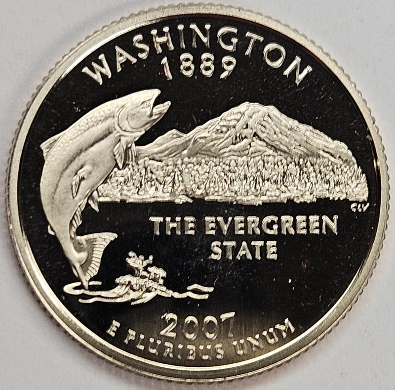 2007-S Washington State Quarter Superb Brilliant Proof