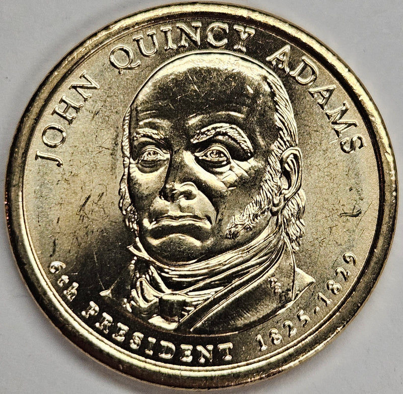 2008-D Adams - J Quincy - Presidential Dollar . . . . Choice Brilliant Uncirculated