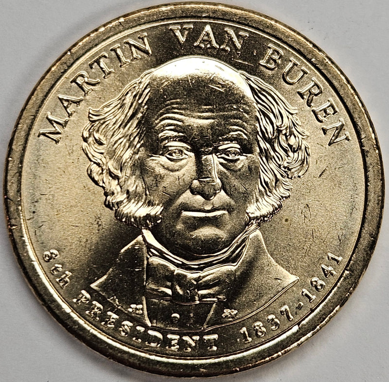 2008-D Van Buren Presidential Dollar . . . . Choice Brilliant Uncirculated