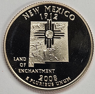 2008-S New Mexico State Quarter Superb Brilliant Proof