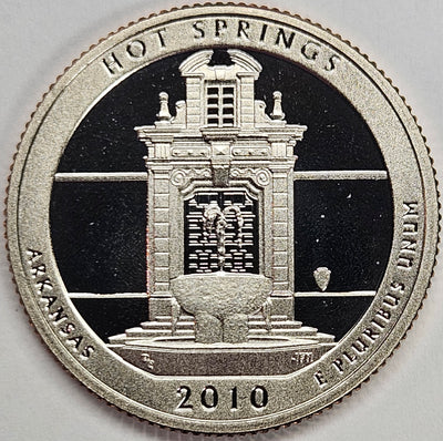 2010-S Hot Springs National Park, AR Quarter Superb Brilliant Proof