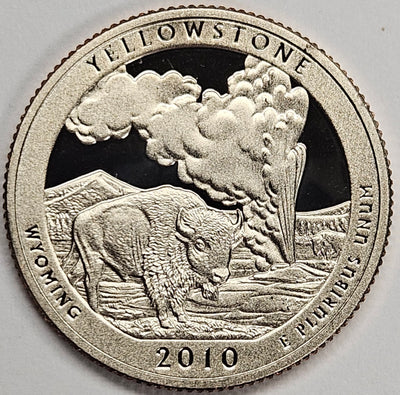 2010-S Yellowstone National Park, WY Quarter Superb Brilliant Proof