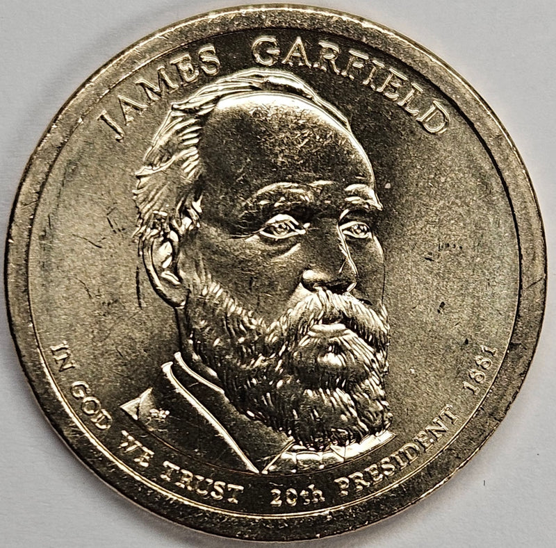 2011 Garfield Presidential Dollar . . . . Choice Brilliant Uncirculated