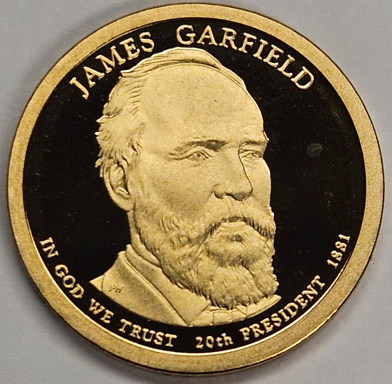 2011-S Garfield Presidential Dollar . . . . Superb Brilliant Proof