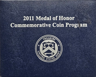 2011-S Medal of Honor Silver Dollar . . . . Gem BU in original U.S. Mint Box