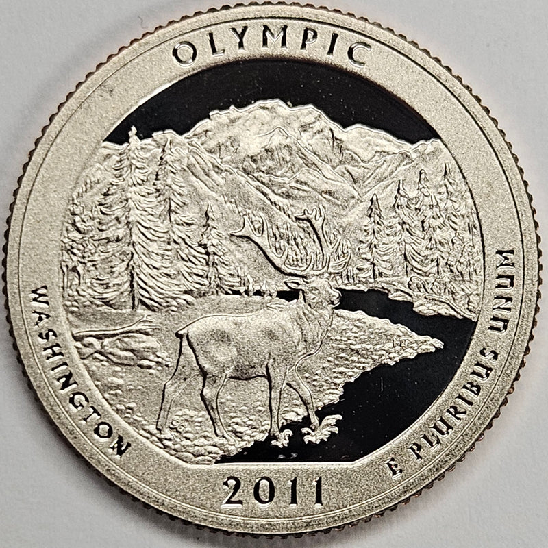 2011-S Olympic National Park, WA Quarter Superb Brilliant Proof