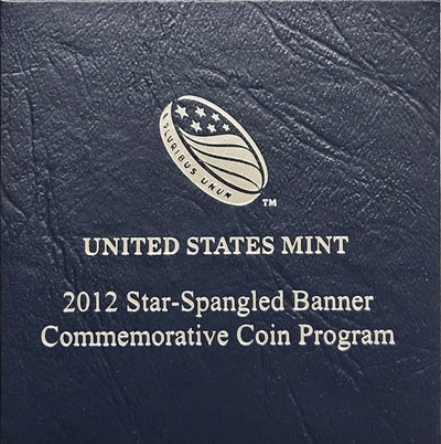 2012-P Star-Spangled Banner Silver Dollar . . . . Gem Brilliant Proof in original U.S. Mint Box