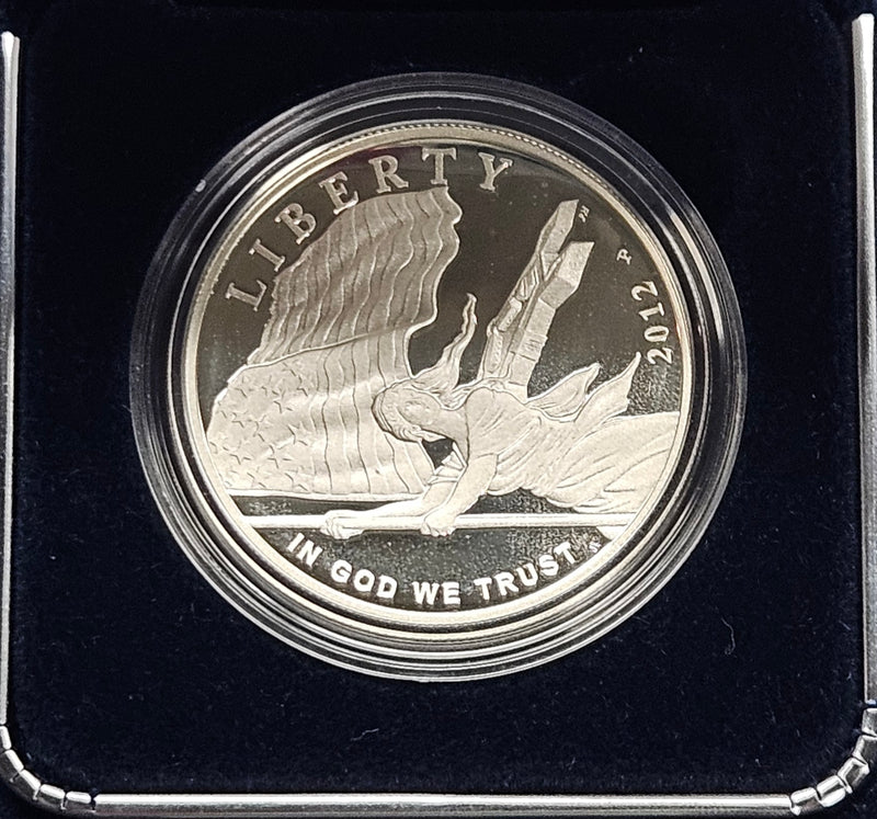 2012-P Star-Spangled Banner Silver Dollar . . . . Gem Brilliant Proof in original U.S. Mint Box