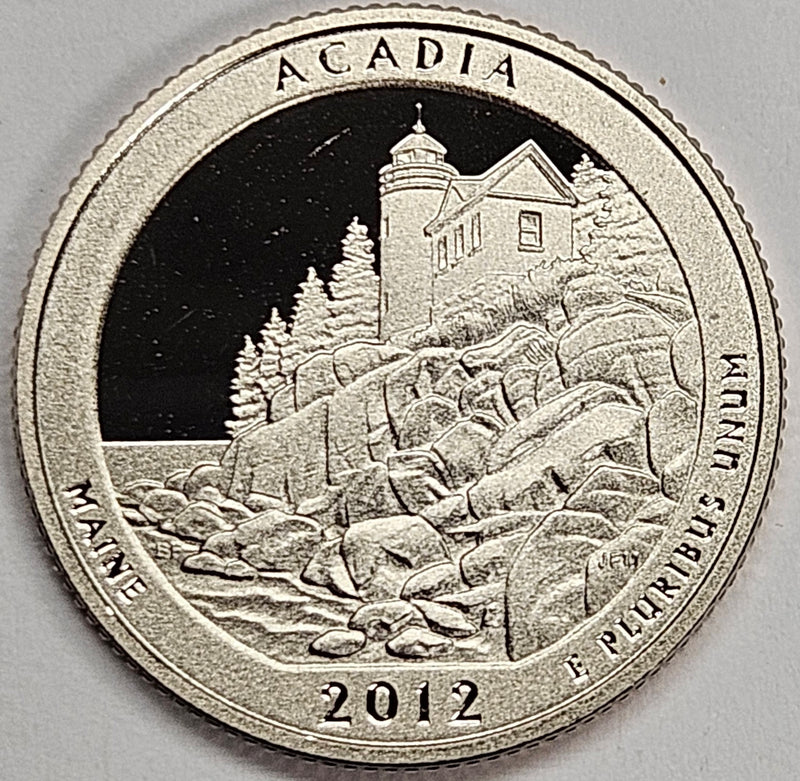 2012-S Acadia National Park, ME Quarter Superb Brilliant Proof