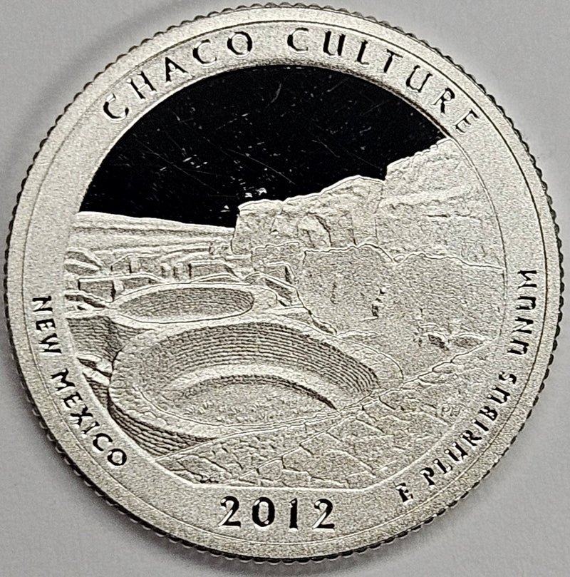 2012-S Chaco Culture National Park, NM Quarter Superb Brilliant Proof Silver