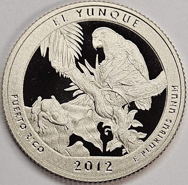 2012-S El Yunque National Forest, PR Quarter Superb Brilliant Proof