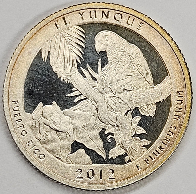 2012-S El Yunque National Forest, PR Quarter . . . . Superb Brilliant Proof Silver