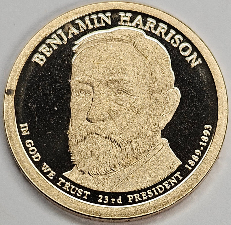 2012-S Harrison Presidential Dollar . . . . Superb Brilliant Proof