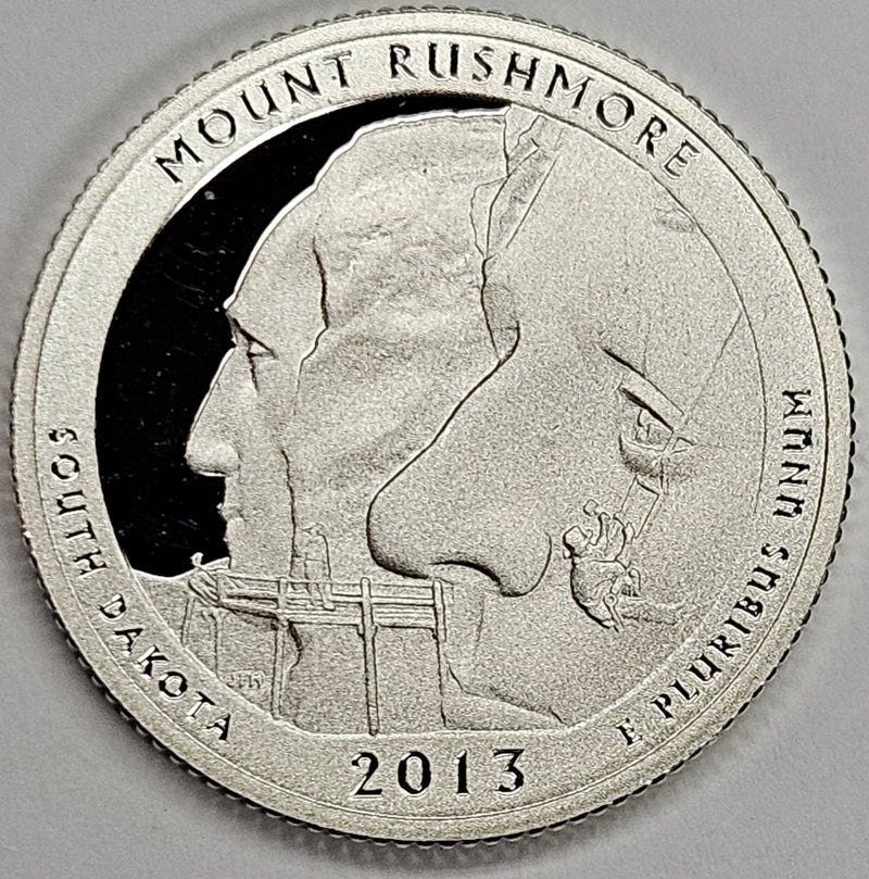 2013-S Mount Rushmore National Memorial, SD Quarter Superb Brilliant Proof Silver