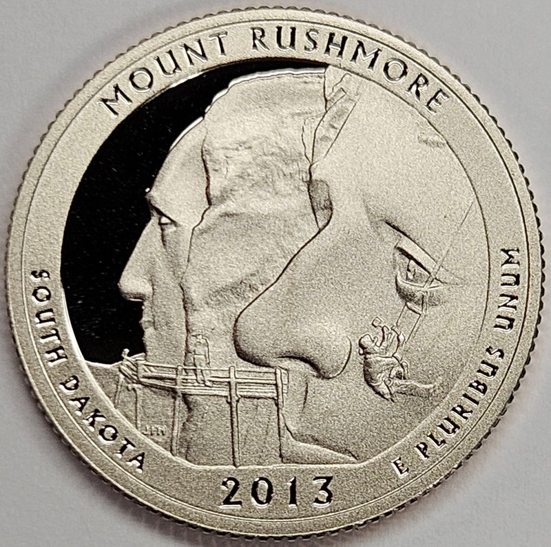 2013-S Mount Rushmore National Memorial, SD Quarter Superb Brilliant Proof