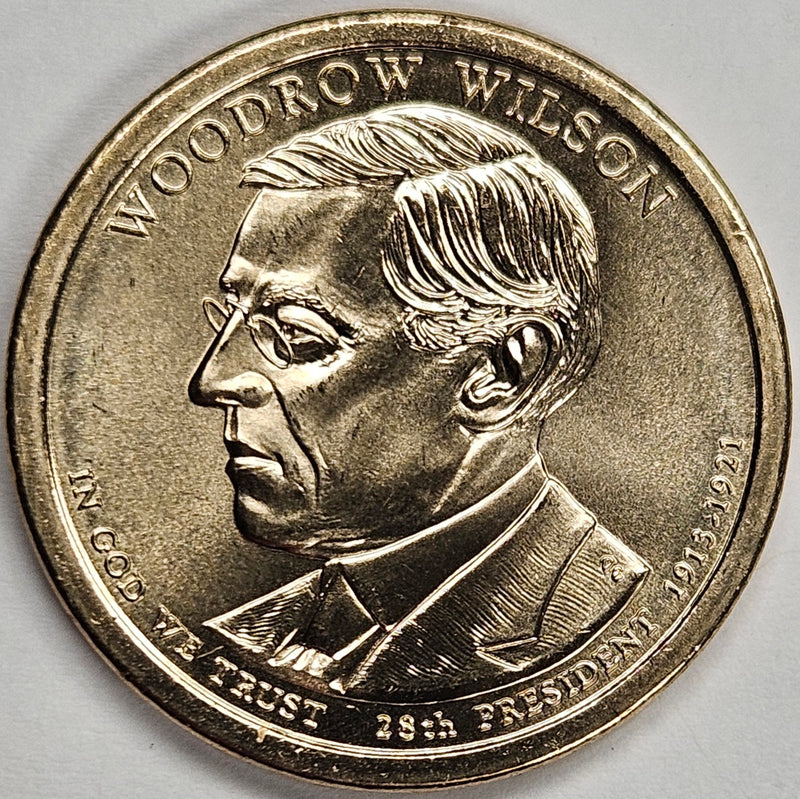 2013 Wilson Presidential Dollar . . . . Choice Brilliant Uncirculated